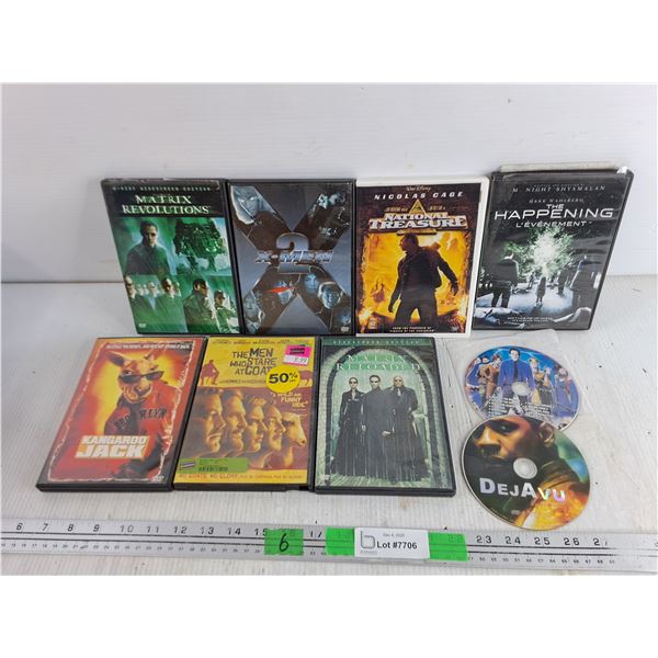 DVD Movies - Matrix Revolutions, X Men 2, Kangaroo Jack