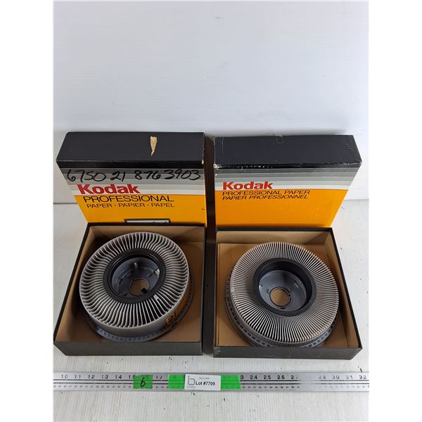 (2) Kodak Professional Carousel Slide Trays