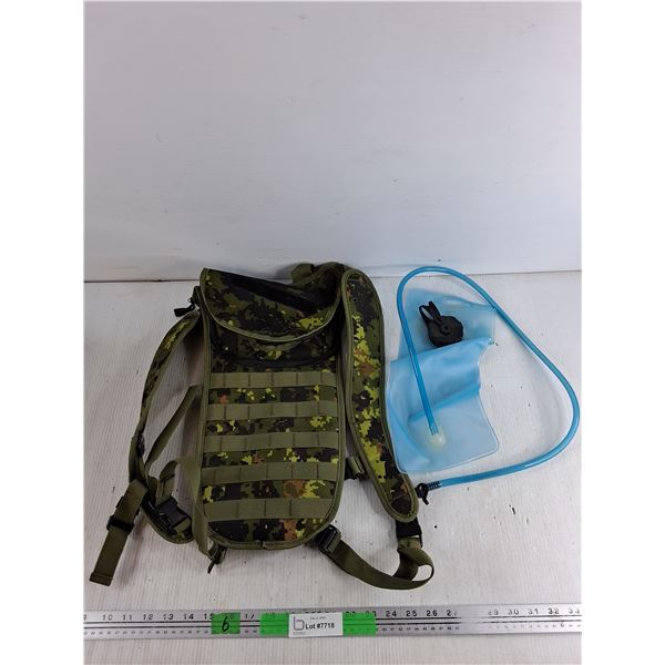 Water Bag, Small Camo Backpack 17" x 9"