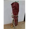 Image 6 : *Vintage Golf Club Bag 34" x 8", (13) Vintage Golf Clubs, Cannot Ship