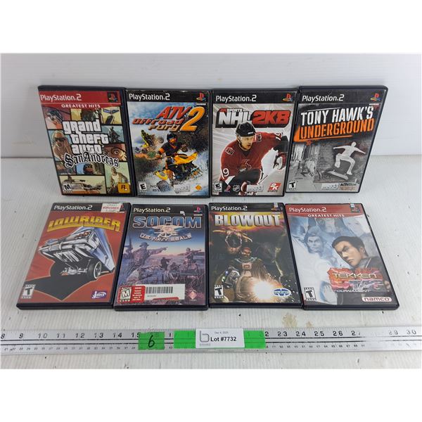 Sony Playstation 2 Games - GTA SA, Tekken Tag, Socom