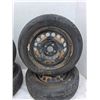 Image 2 : **Set of 4 Tires w/ Steel 4 Bolt  15" Rims, Cannot Ship