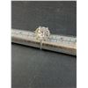 Image 4 : ^ 10 Ct GRA Moissanite Stone Set in Six Claw Head in Sterling Silver Band - Size 7