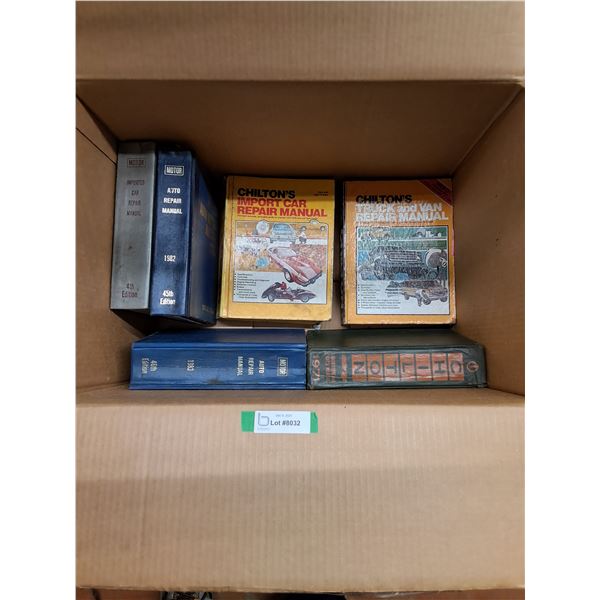 (17) Assorted Automotive Manuals-Mostly Chilton