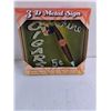 Image 3 : (2) 3-D Metal Signs-Pepsi and Cigars 5 Cents