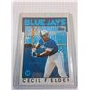 Image 2 : Cecil Fielder Topps Baseball Trading Card - 1986 - CANNOT GUARANTEE AUTHENTICATION