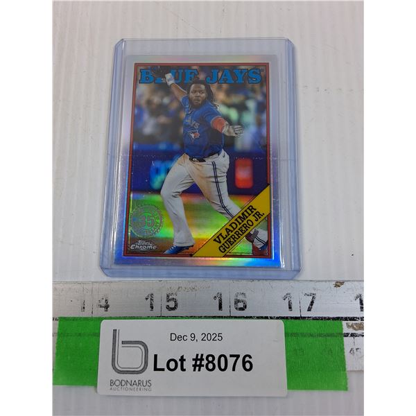 Vladmir Gurrero Jr Topps Chrome Baseball Trading Card - 2023 - CANNOT GUARANTEE AUTHENTICATION