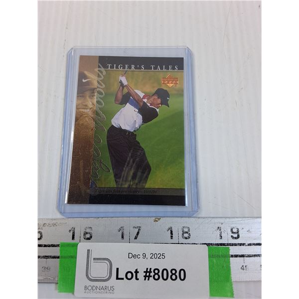 Tiger Woods Upper Deck Golf Trading Card - 2001 - CANNOT GUARANTEE AUTHENTICATION
