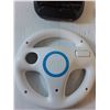 Image 3 : 7" Wii Wheel, (2) Wii Remote Controllers, Insignia Stand