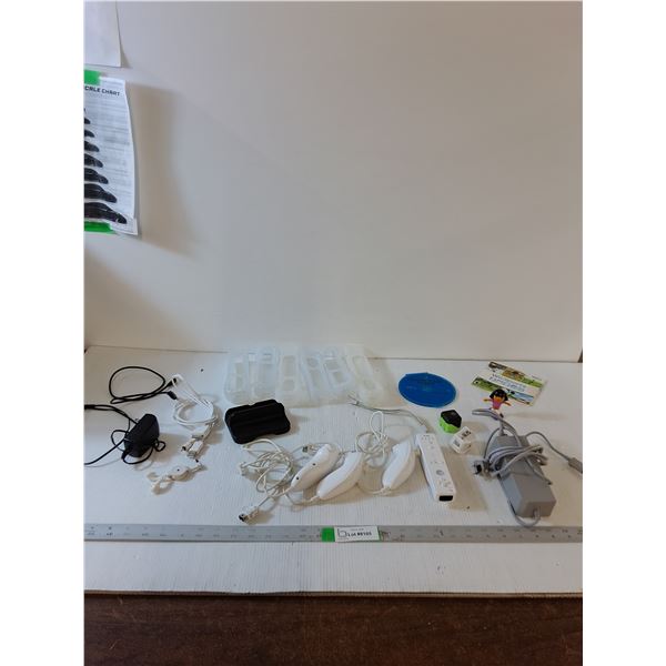 Nintendo Wii Nunchuk Controllers,  Wii Remote Controllers, Power Cords, Controller Cases, Misc