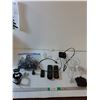 Image 1 : Various Cords, Bag of Headphones, (2) Remotes, Wireless Apple Charging Pad, Misc