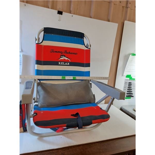 Tommy Bahama Beach Chair With Pillow - PICK UP ONLY