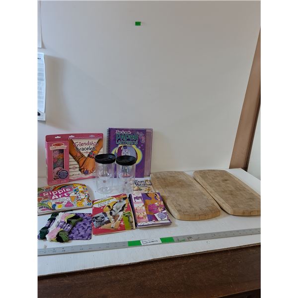 (2) Travel Wine Mugs, Friendship Bracelet Kit, Paper Lantern Kit, Misc - PICK UP