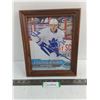 Image 1 : Enlarged Framed Picture of Auston Matthews Rookie Card - 10" x 12"