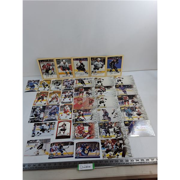 (36) Assorted Large NHL Collector Cards - Authenticity Not Guaranteed