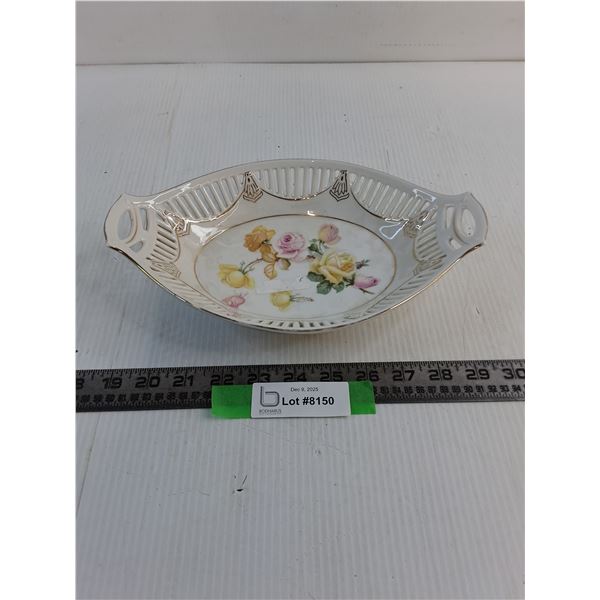 Hand Painted Porcelain Dish from Germany