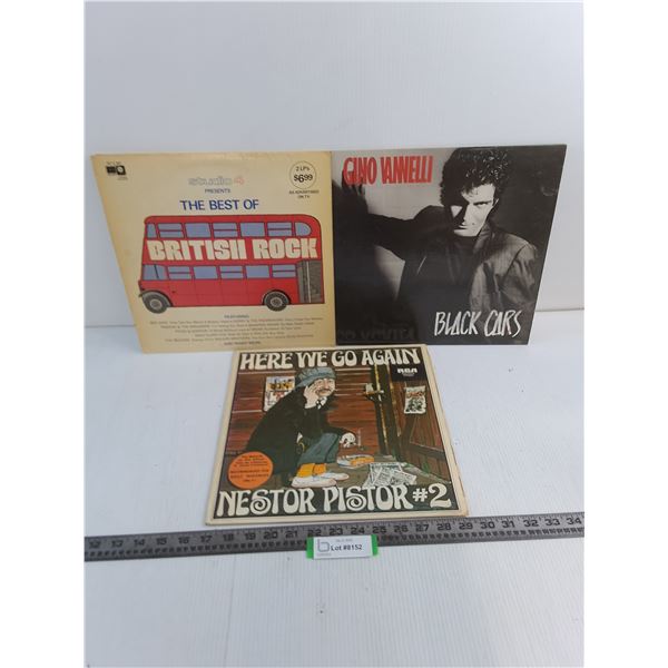 (3) Records (Gino Vanelli, British Rock, Nestor Pistor)