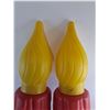 Image 3 : * (2) Electrified Blow-Mold Noel Candles - Tested - 39" Tall - Pickup Only