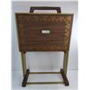 Image 1 : * Set of 4 TV Trays & Holder - 33x22x11" - Pickup Only
