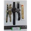 Image 1 : (4) Wrist Watches (Swiss Legend, Timex, Dickie's, Tomer), Watch Band