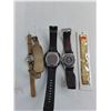Image 6 : (4) Wrist Watches (Swiss Legend, Timex, Dickie's, Tomer), Watch Band