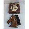 Image 2 : Vintage Brown Horse Head Clothes Brush from Japan, Vintage Weider Hand Exerciser Empty Box