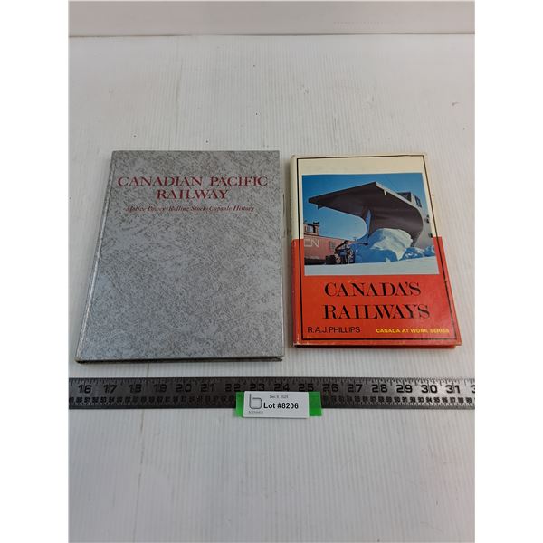 (2) Canadian Railways Hard Cover Books