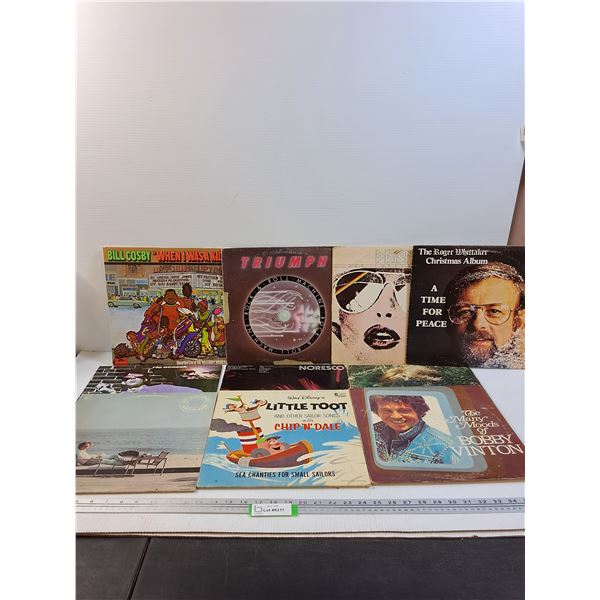 (10) Records: Bill Cosby, Triumph, Disney, Prism, Misc