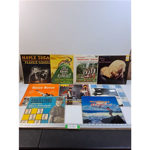 (9) Records: Disney, Hawaii, Guitar, Ukrainian, Misc