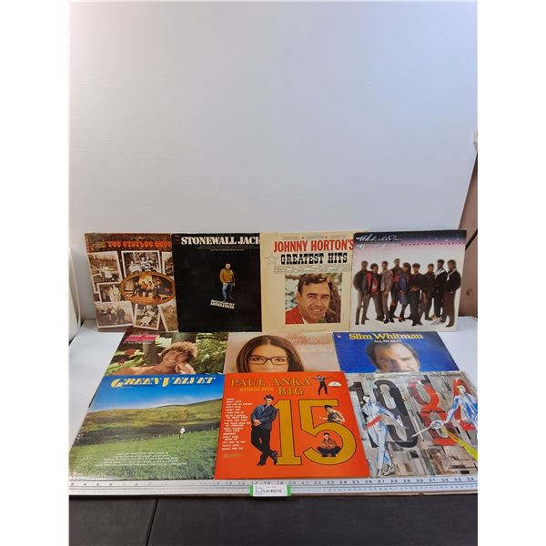 (10) Records: Paul Anka, 1984, Johnny Horton's, Misc