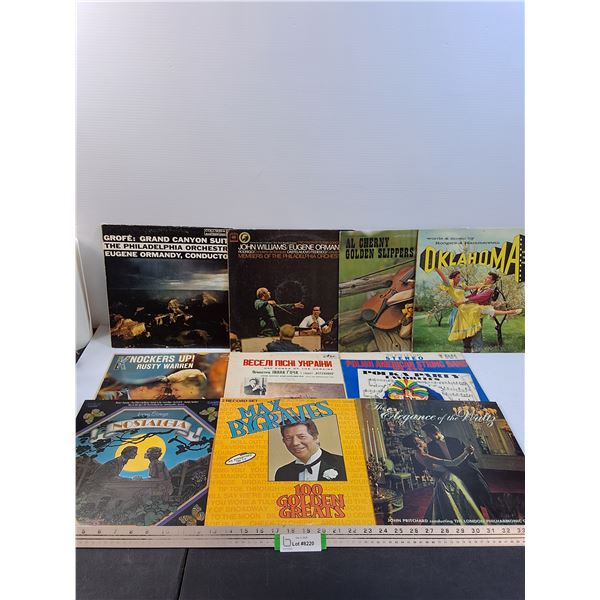 (10) Records: John Williams, Ukrainian, Orchestra, Misc