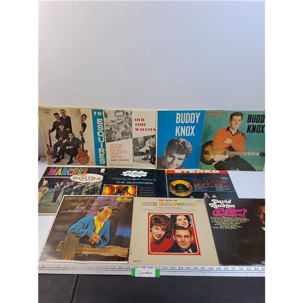 (10) Records: Buddy Knox, Marches, The Browns, Misc