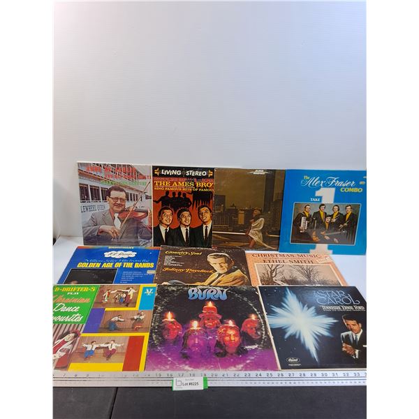 (10) Records: Ukrainian, Burn, Country, Christmas, Misc