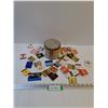 Image 1 : Turret Tobacco Tin w/Collector Matches Lot