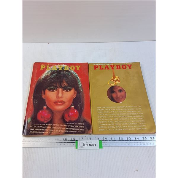 (2) Playboy Magazines: 1965-66