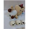 Image 5 : (10) Nightmare Before Christmas Plastic Heads & Wonyan Plushie