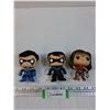 Image 1 : (3) Funko POP Figurines: DC Nightwing, Wonder Woman