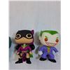 Image 3 : (4) Funko POP Figurines: Plastic Man, Joker, Catwoman, Amumu
