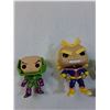 Image 2 : (4) Funko POP Figurines: Lex Luther, All Might, Mega Max (Gameverse), Capcom Mega Man