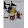 Image 4 : (13) Figurines: Iron man, Spiderman, Teenage Mutant Ninja Turtles, Batman, Misc
