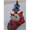 Image 4 : Killer Clown From Outer Space Figurine - 7" Tall - May Need Batteries - Top Piece Broken as Pictured