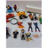 Image 3 : (15+) Toy Lot: McDonalds Toys, Donald Duck, Kenworth Die Cast Trailer, Misc