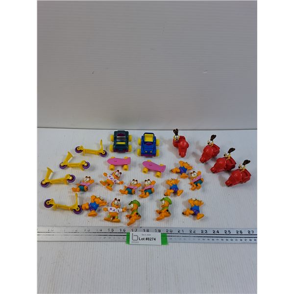 Garfield Kids Meal Toys & Vehicles