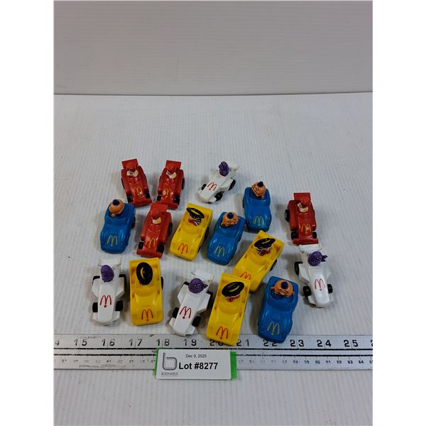 (15) McDonalds Kids Meal Toy Vehicles