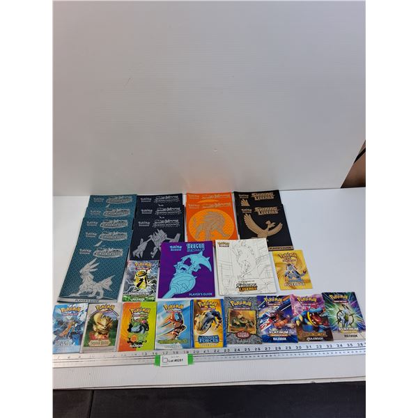 (14) Pokemon Players Guides & (11) Rulebooks: - Various