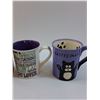 Image 2 : (3) Mugs: Cat Themed & Starbucks