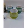 Image 3 : (7) Coffee Mugs & Tea Mugs, Ceramic Vase