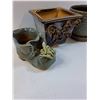 Image 2 : (4) Vases: Boots & Square & Round