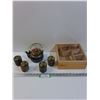 Image 1 : Ceramic Teapot & Cups Set w/Box