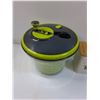 Image 2 : Think Kitchen Salad Spinner & (3) Kitchen Canisters (Haus Roland)